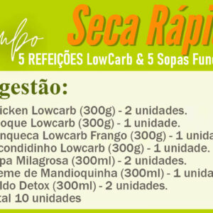 Sugestão Seca Rápido