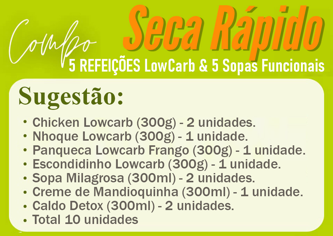 Sugestão Seca Rápido