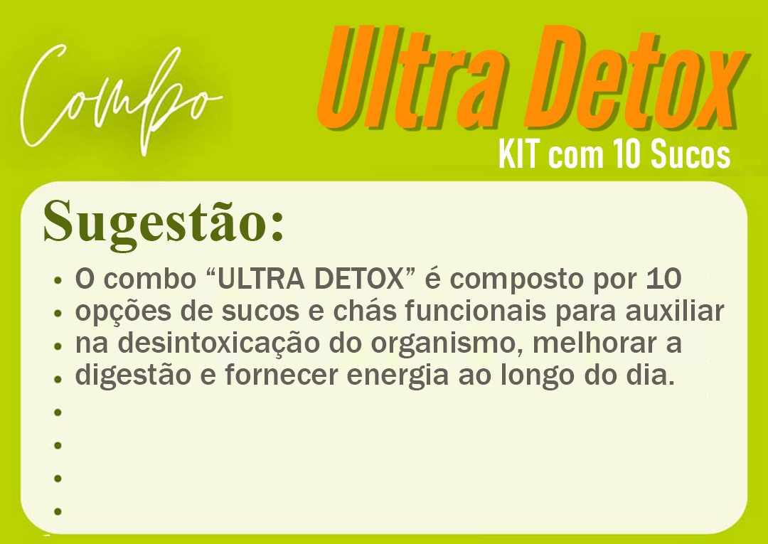 Sugestão Ultra detox
