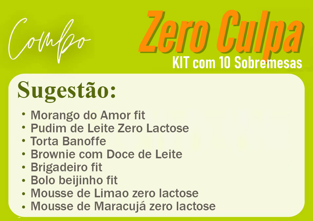 Sugestão Zero Culpa