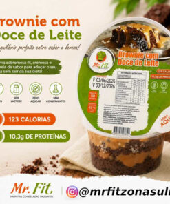 Brownie com Doce de Leite