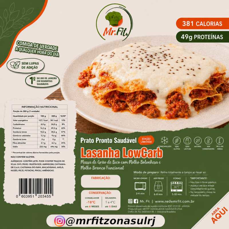 Lasanha Low Carb