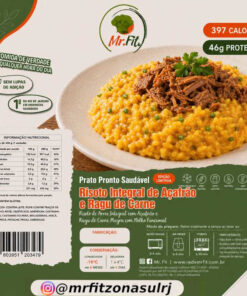 Risoto Integral de Açafrão